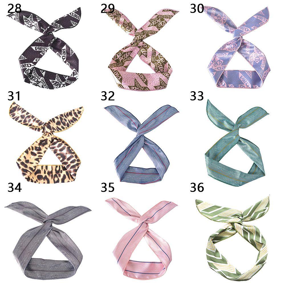 SUSANS Băng Đô Tai Thỏ Dây Ruy Băng Kim Loại Cho Nữ