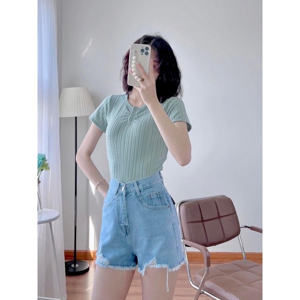 Áo nút xương cá