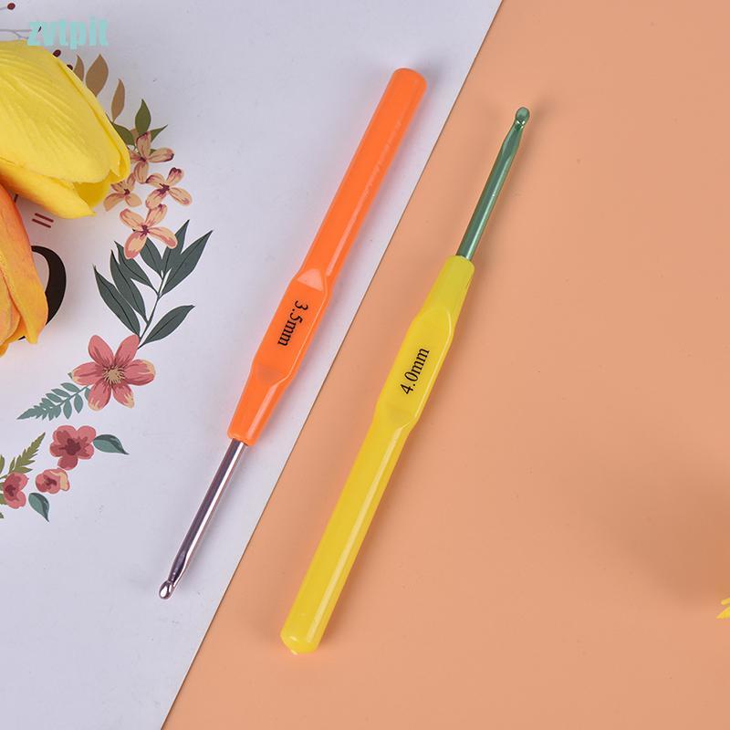 Set 6 Kim Móc Len Bằng Nhôm Tay Cầm Nhựa Đa Năng Tiện Dụng