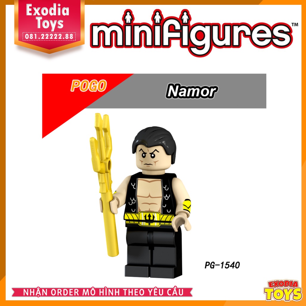 Xếp hình minifigure siêu anh hùng vũ trụ Marvel và DC Comics - Đồ Chơi Lắp Ghép Sáng Tạo - POGO 8125