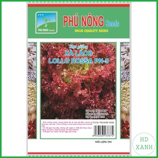 Hạt giống xà lách lollo rosa phú nông 2g