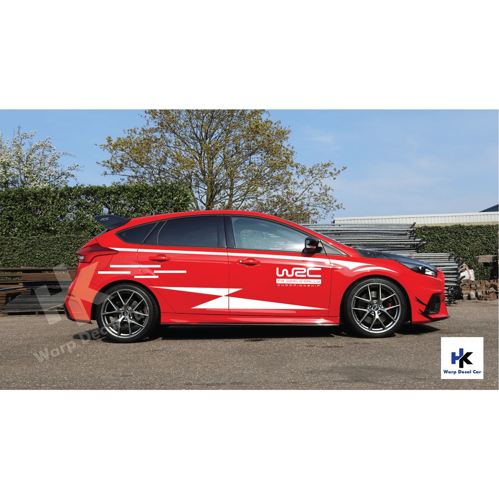 Tem dán xe ô tô  Ford Focus phong cach thể thao