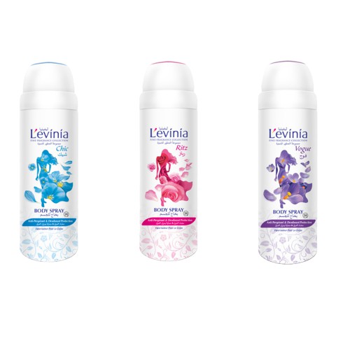 Xịt khử mùi nữ hương nước hoa thơm lâu Levinia 200ml - chính hãng NPP Biz Cosmetics