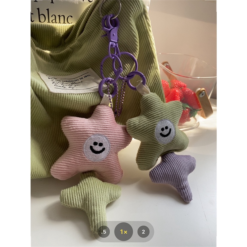 Móc khóa hình gấu chó thỏ hoạt hình dễ thương phụ kiện túi xách thời trang Hàn Quốc