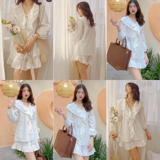 Set đồ SOBA SET thiết kế hàn xẻng chất vải linen cực mát quần có bo chun co giãn có lót không mỏng form chuẩn