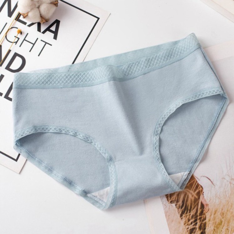[CÓ SIZE XXL Quần lót cotton viền ren sexy quyến rũ thấm hút mồ hôi QC48 <60kg | BigBuy360 - bigbuy360.vn