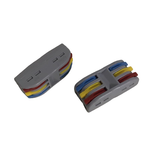 Combo 20 cút nối dây điện nhanh 2 đầu 6 cổng KV774 2P6 3 màu