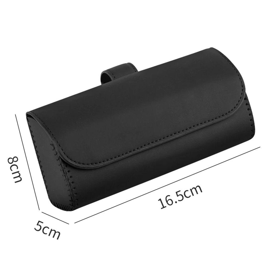 Hộp Đựng Mắt Kính Bằng Da PU Tiện Dụng Cho Xe Hơi