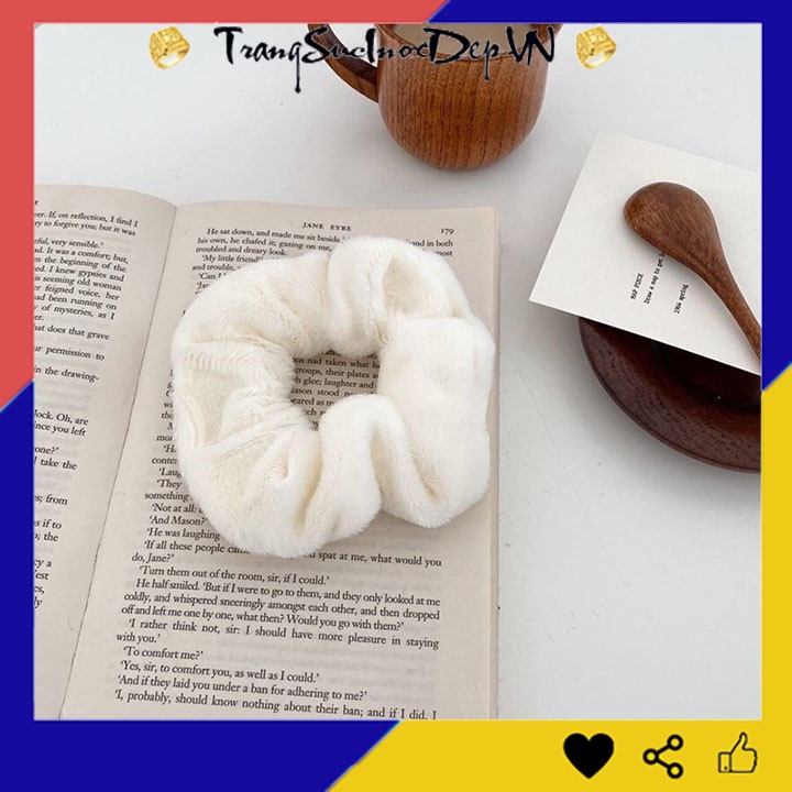 Dây buộc tóc, cột tóc scrunchies vải nhung dễ thương phong cách Hàn Quốc nhiều mẫu dễ chọn