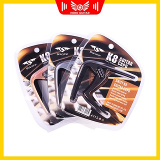 Capo Swiff-K8-bao xịn bao rẻ- kẹp dây đàn giúp lên tông- Hero Guitar Đà Nẵng