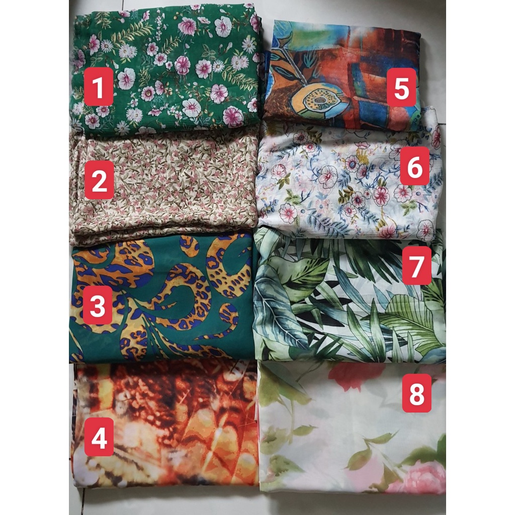 Vải Vol mỗi khúc 2 mét x 1m5