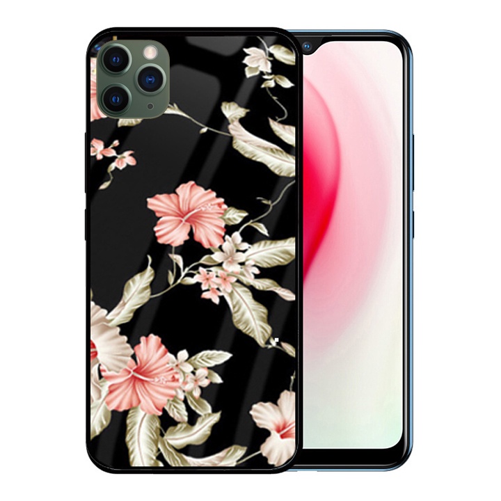 &quot;Ốp lưng IPhone 11 Pro max &quot; Mặt kính 3D sang trọng_Không Nhòe, Không Phai Hình ( Tim shop )