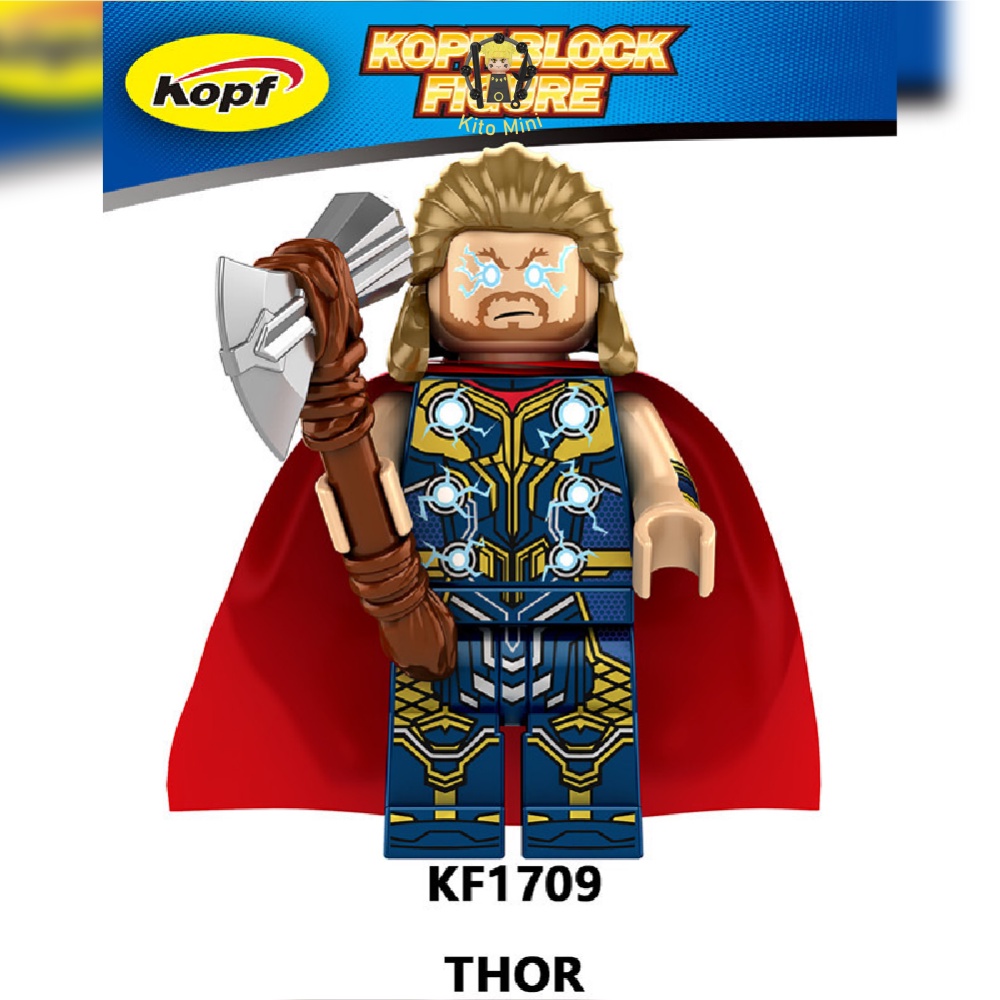 Minifigures Marvel Thor Jane Foster Xếp Hình Lắp Ráp Love And Thunder KF6161