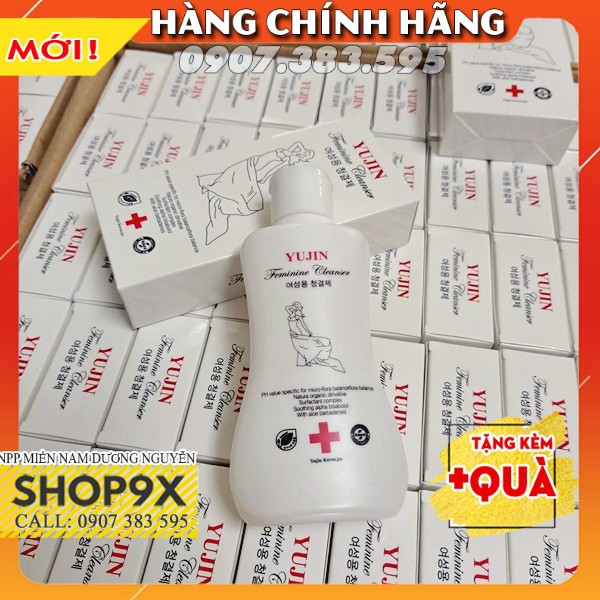 Dung Dịch Vệ Sinh Phụ Nữ Hàn Quốc YUJIN 120ML Hồng-Sạch-Thơm-Se Khít Vùng Kín