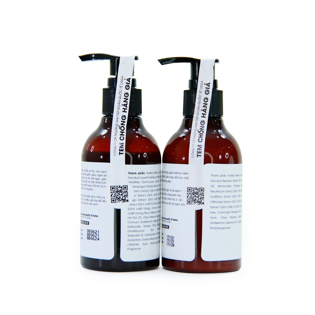 Cặp Cao Dầu Gội Thảo Dược Duli Người Dao Đỏ Giảm Rụng, Mượt Tóc 180ml