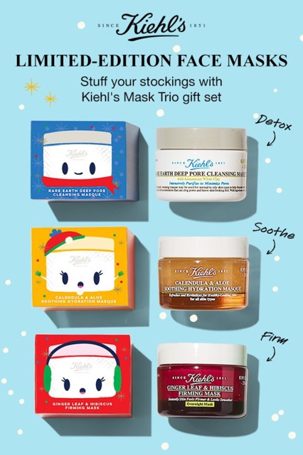 [Kiehl’s] SET MẶT NẠ Kiehl’s Merry Masking Limited Edition