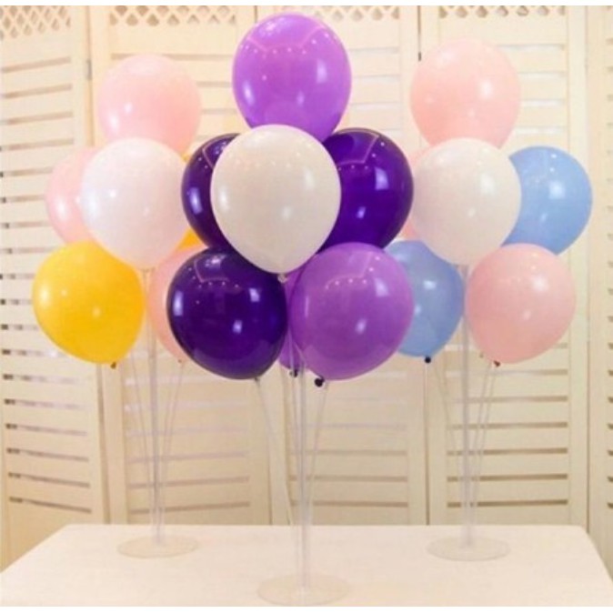 Trụ bong bóng (tặng kèm 7 bong bóng) để bàn trang trí sinh nhật đẹp