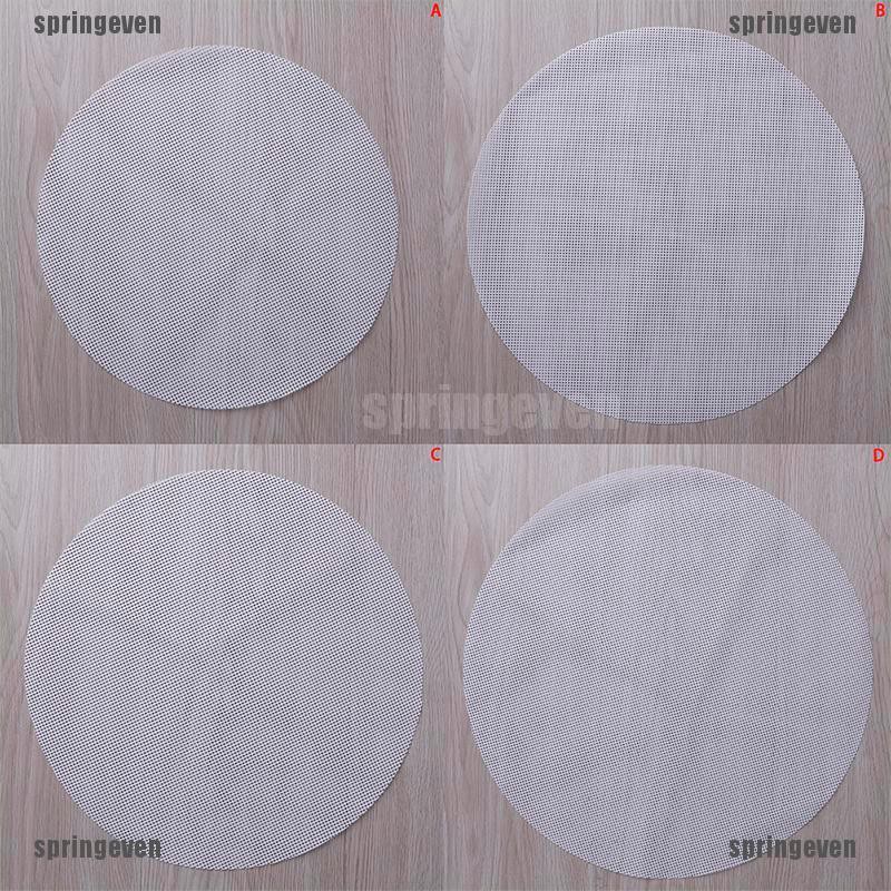 Tấm Lưới Silicone Chống Dính Hình Tròn Lót Nồi Hấp Bánh Bao