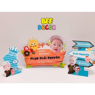 Hình Chibi Sinh Nhật Dựa Số Tuổi Cho Bé