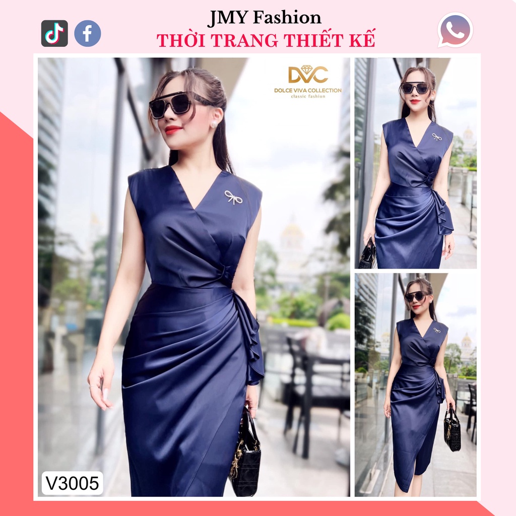 váy ôm body nhún eo dự tiệc sang chảnh - (DVC&ACC) Dolce viva colection