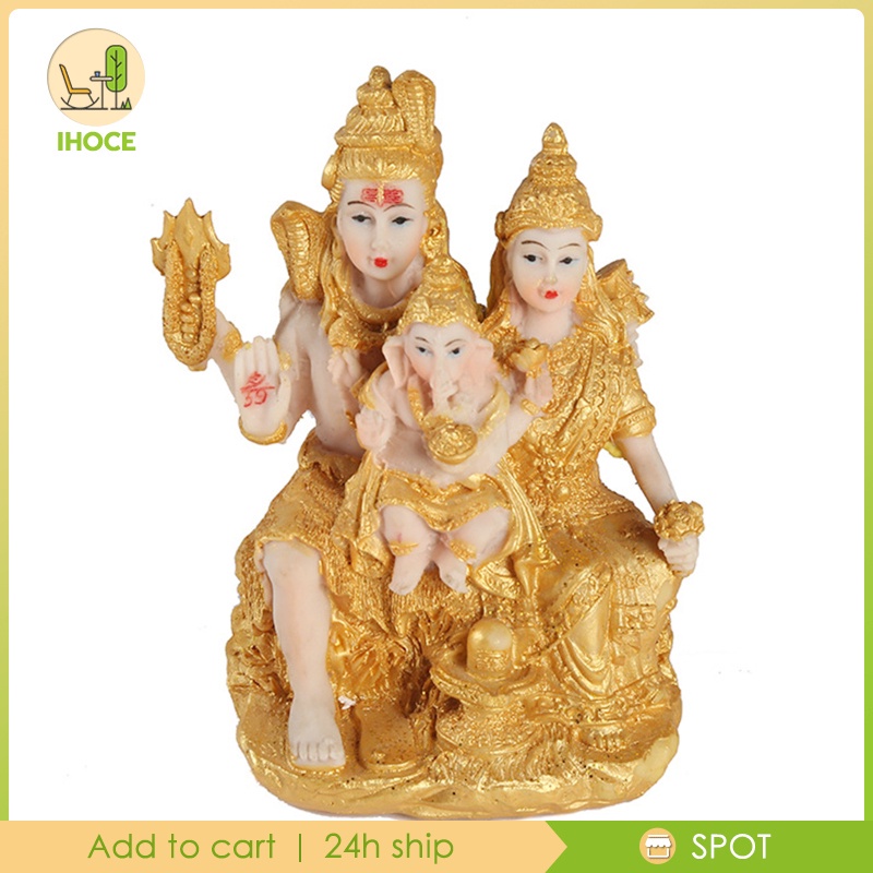 Hindu Deity Hindu Deity Trang trí máy tính để bàn Tượng Phật Ấn Độ cho Đền thờ sân vườn Altar