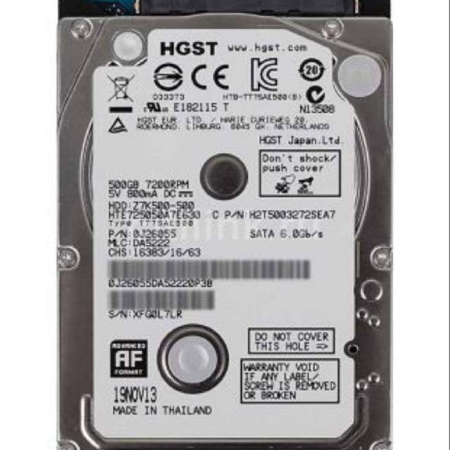 Ổ Cứng Di Động 500gb 2.5 Sata Cho Ps3 Ps4 Laptop Notebook