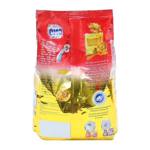 Bột Giặt Omo Tinh Dầu Thơm Comfort Nồng Nàn Gói 720g