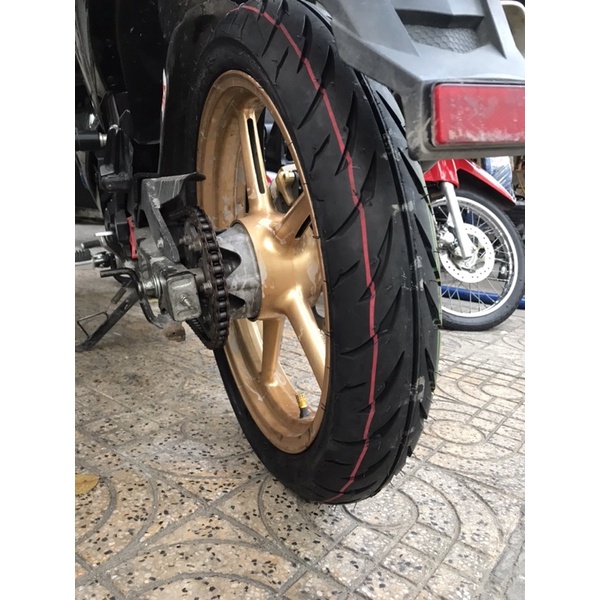 Lốp xe Quick chính hãng Thailand không ruột 60-120/17 - Bảo hành không phù, xì mọt