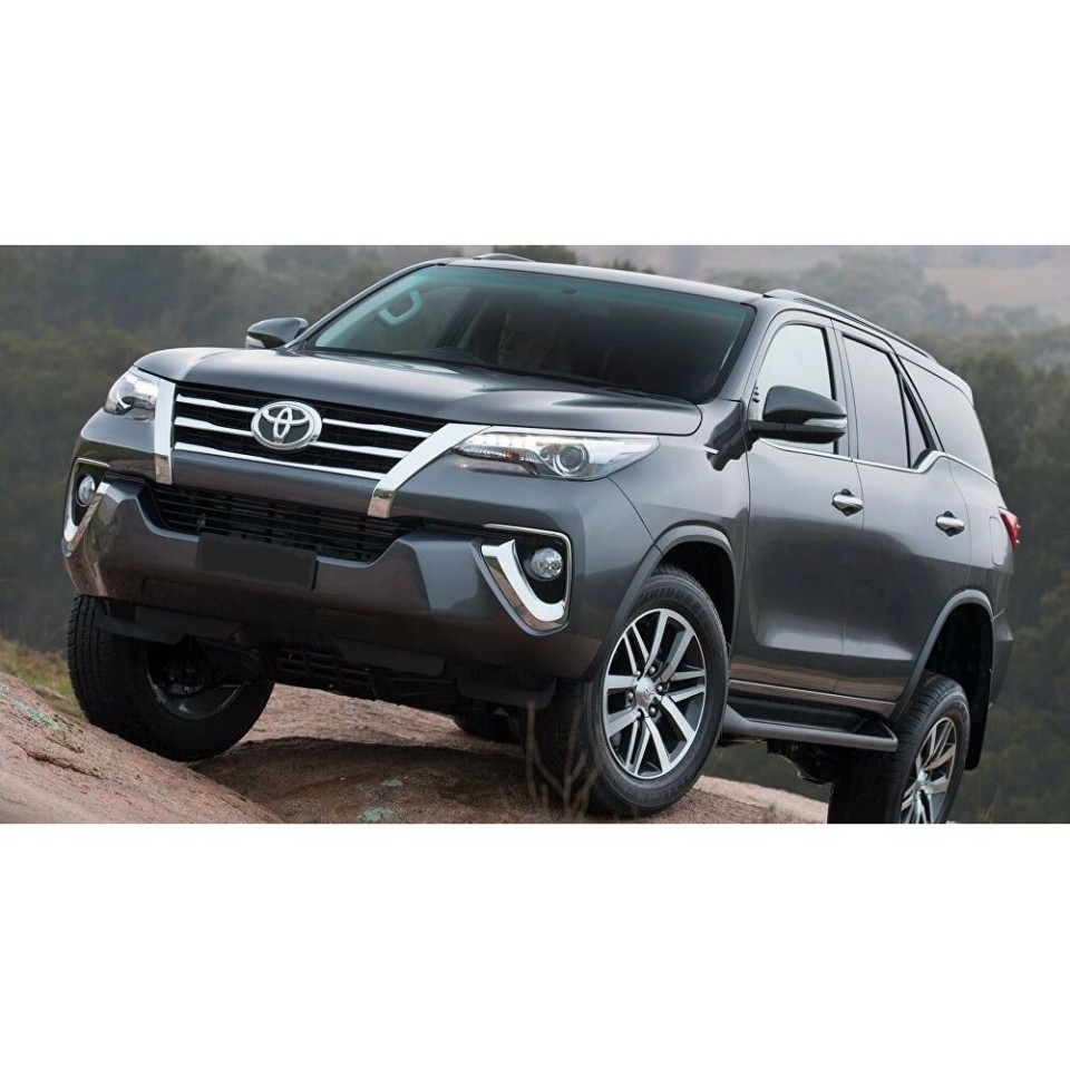 Sản Phẩm Logo chụp mâm, ốp lazang bánh xe ô tô Toyota Fortuner 2017-2020 Mã TY-503 - Chất liệu: Nhựa ABS + Hợp kim nhôm