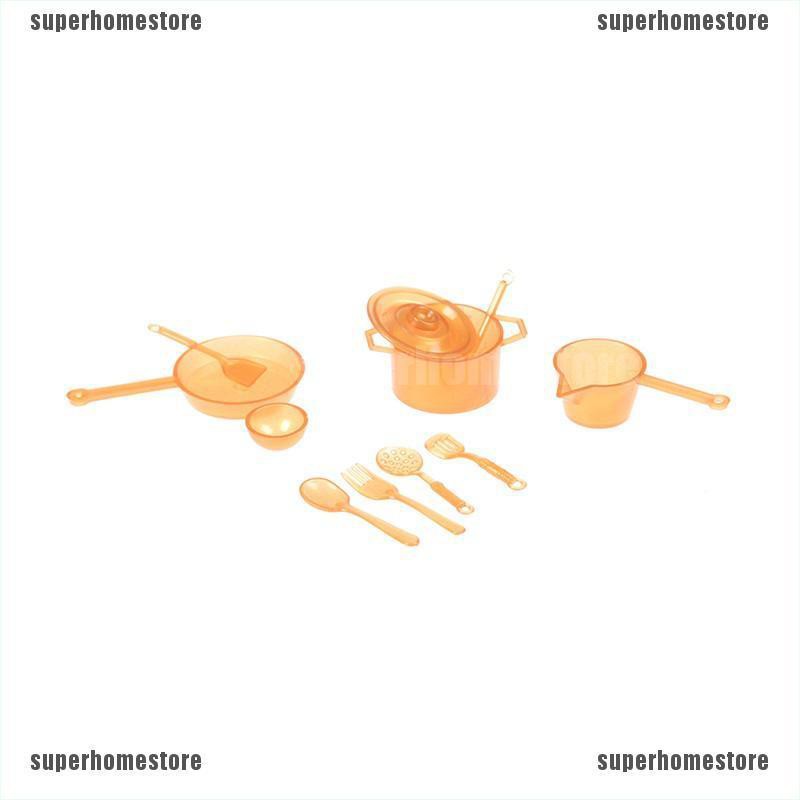 Set 10 Dụng Cụ Ăn Uống Mini Trang Trí Nhà Búp Bê