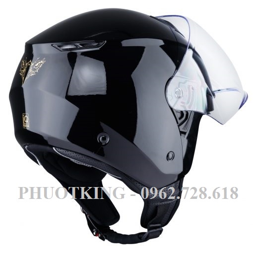 Mũ bảo hiểm 3/4 Roc R07 chính hãng tặng khăn ninja