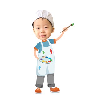 Chibi cho bé trang trí sinh nhật