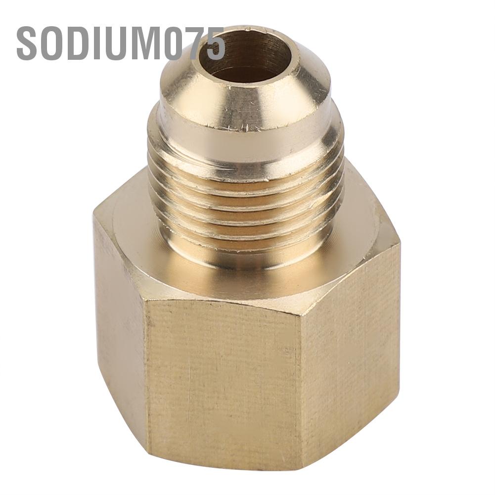 Đầu nối ống ren bằng đồng NPT 3/8 '' x 1/2 '' cho bình ga máy sưởi tủ lạnh