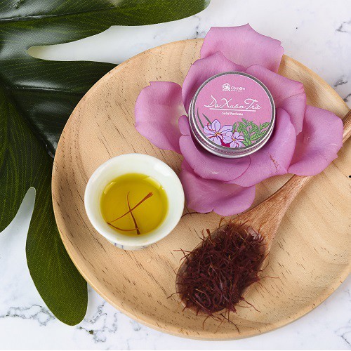Nước Hoa Khô Dạ Xuân Trà Hương Mật Ong Safron Ngọt Ngào Quyến Rũ  Cỏ Mềm - 10g