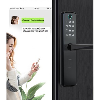 Khóa cửa vân tay HiLock02 siêu nhạy, mở khóa vân tay, thẻ từ, mật khẩu, chìa cơ, app điện thoại TtLock