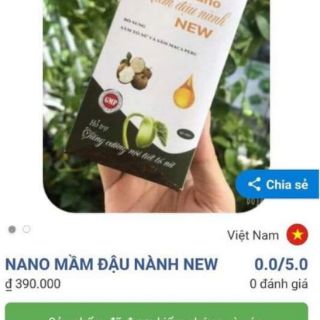 Nano tinh chất mầm đậu nành