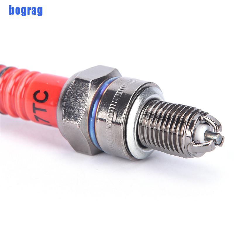 Bugi Đánh Lửa Cho Xe Tay Ga A7Tc A7Tjc 3 Điện Cực Gy6 50cc-125cc