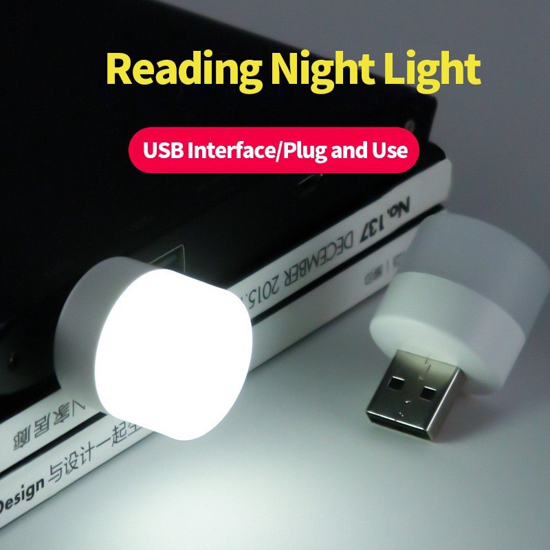 Đèn Mini USB Đèn LED ban đêm Ánh sáng khí quyển Ánh sáng khẩn cấp Đèn dự trữ năng