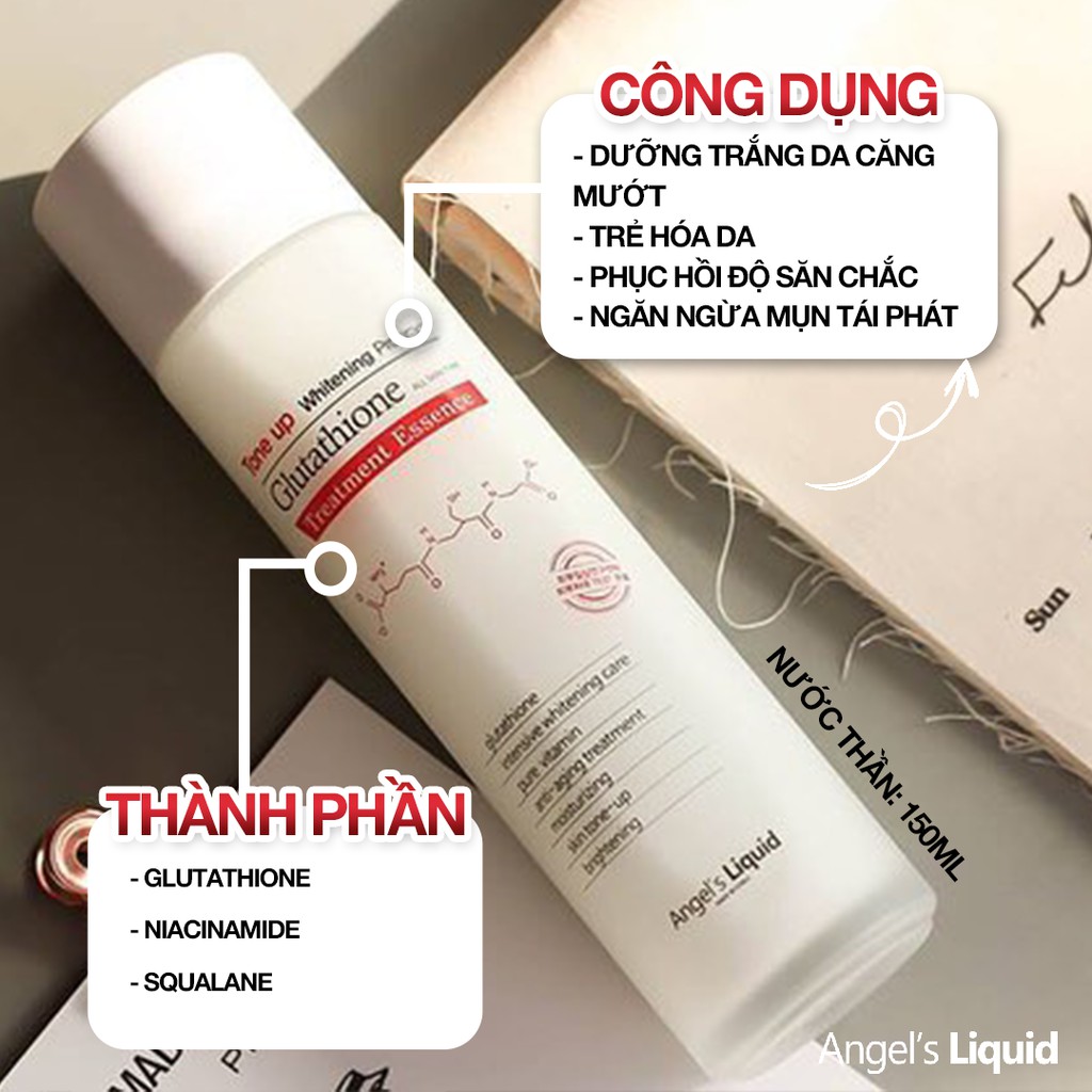 Toner dưỡng trắng da 7DAY Glutathion700 AMPLE ANGEL’S LIQUID