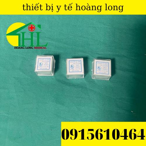 [ com Bo10 Hộp ] Lamen kính Hiển Vi 22x22mm Hộp 100 Kính