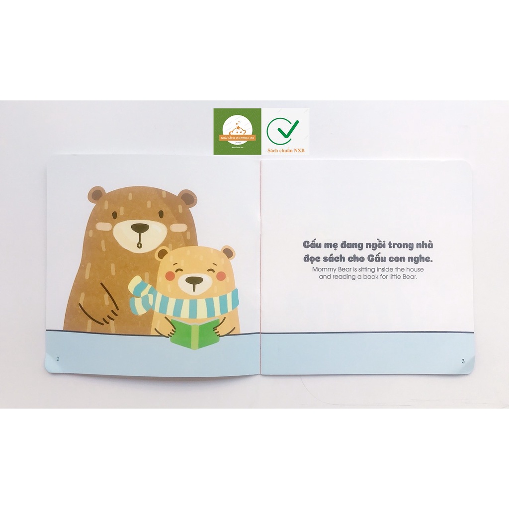 Sách - Ehon Âm Thanh - Song Ngữ Việt Anh Dành Cho Bé 0 - 6 Tuổi