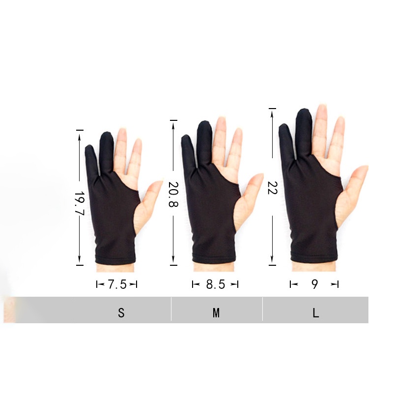 Găng Tay Cảm Ứng Chống Trơn Chống Ma Sát Hai Ngón Cho Máy Tính Bảng iPad  Hai Ngón Tay Để Vẽ Và Bút Vẽ Đồ Họa