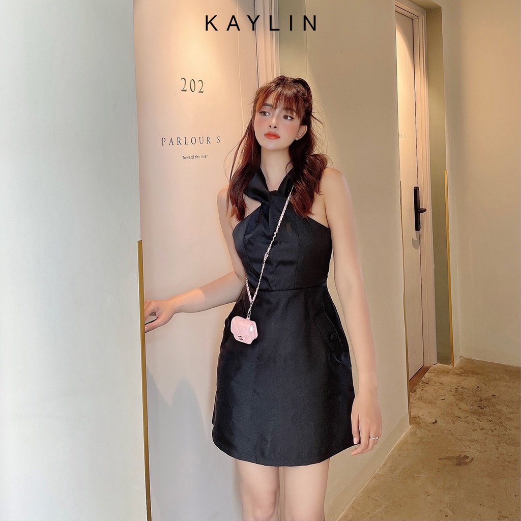 Đầm chéo cổ N1522 - KAYLIN
