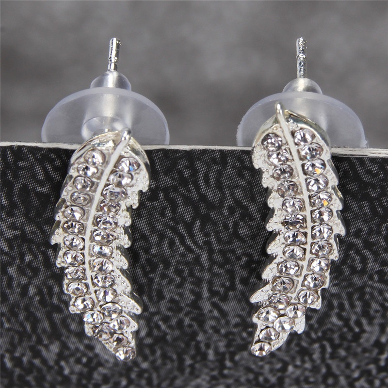 Ear Ring Studs Leaf Earrings Trendy  Women 1Pair Jewellery Fashion  Women's