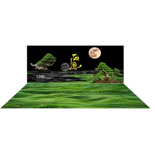 Tranh 3d dán hồ cá mẫu mã đa dạng có keo sẵn