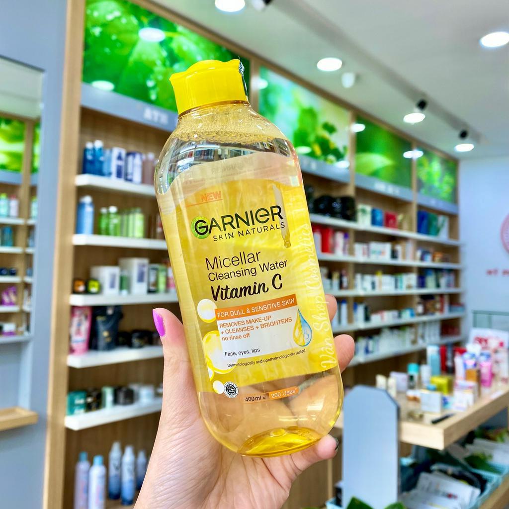 Nước Tẩy Trang Garnier Micellar Cleansing Water Vitamin C 400ml