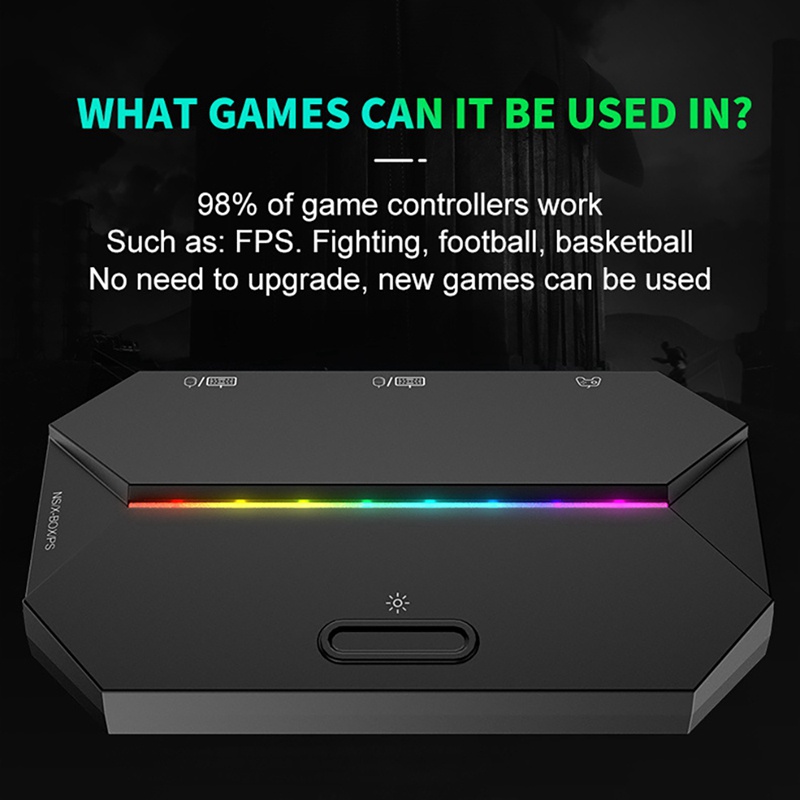 Bộ Bàn Phím + Chuột + Đệm Lót Chuột + Bàn Phím Một Tay Cầm Cho Switch PS4 5 ZIYOU LANG G6L
