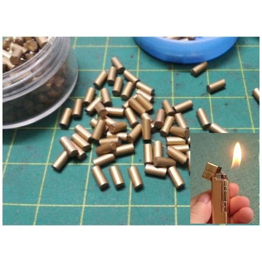 Đá Lửa bình dân màu vàng (1 túi 20 viên)