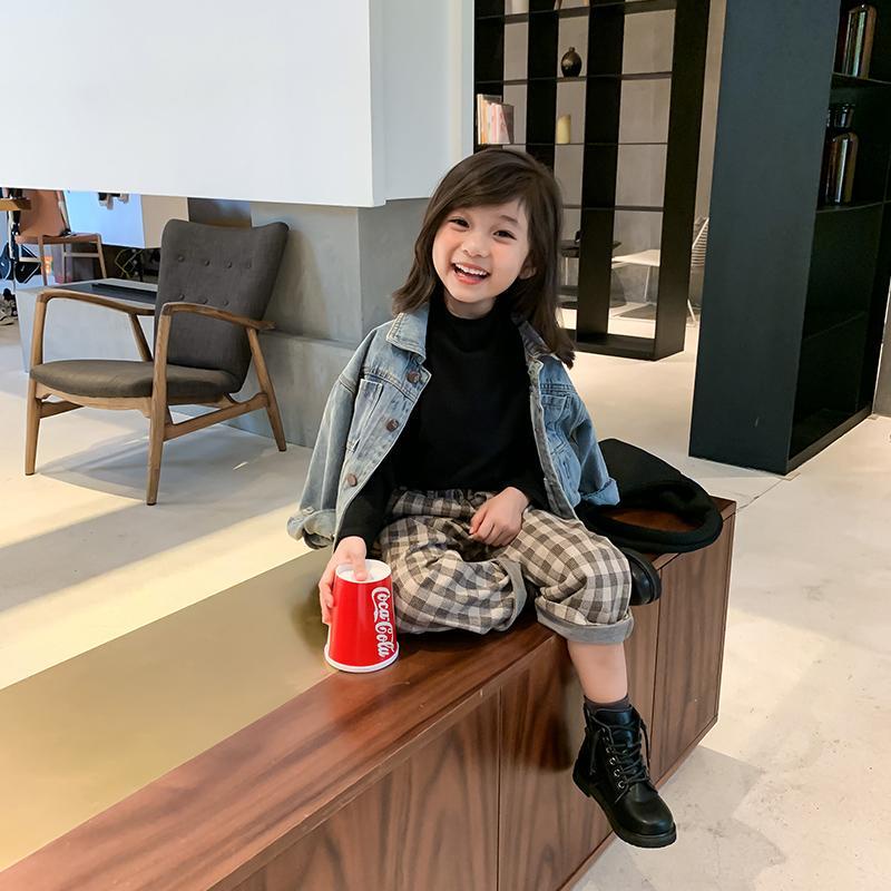 Áo Khoác Jean Phong Cách Phương Tây Thời Trang Mùa Xuân Mới Cho Bé Gái 2021