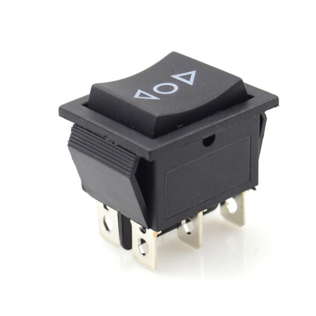 Công tắc 6 chân 3 chế độ như hình (nhấn nhả)